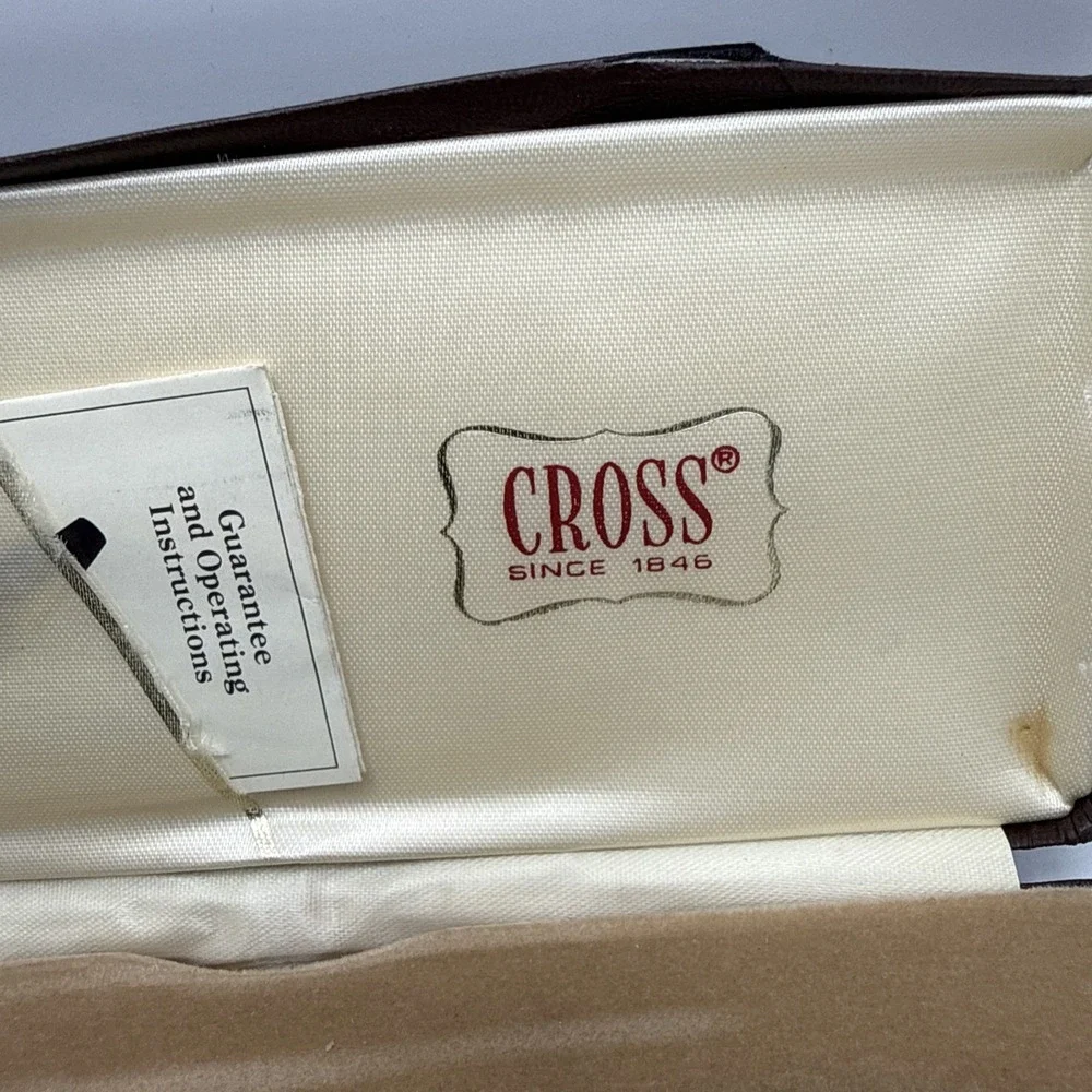 Cross Vintage 10K Gold Filled Pen & Pencil Set w/original Case & Paperwork